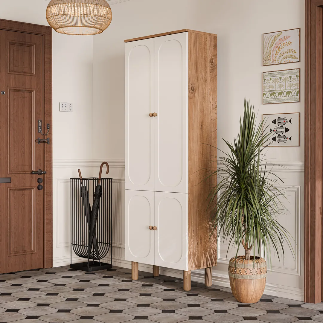 Έπιπλο Εισόδου Roma 5094, 70x35x195 εκ.,All4home